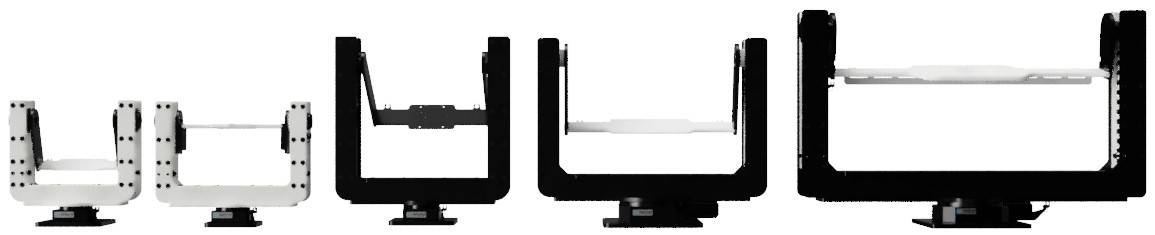 DUO positioner sizes