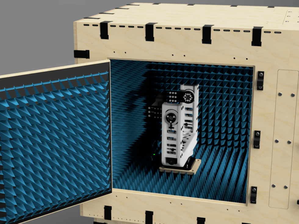 Redesigned modular AC888 antenna test chamber - mmWave Test Solutions