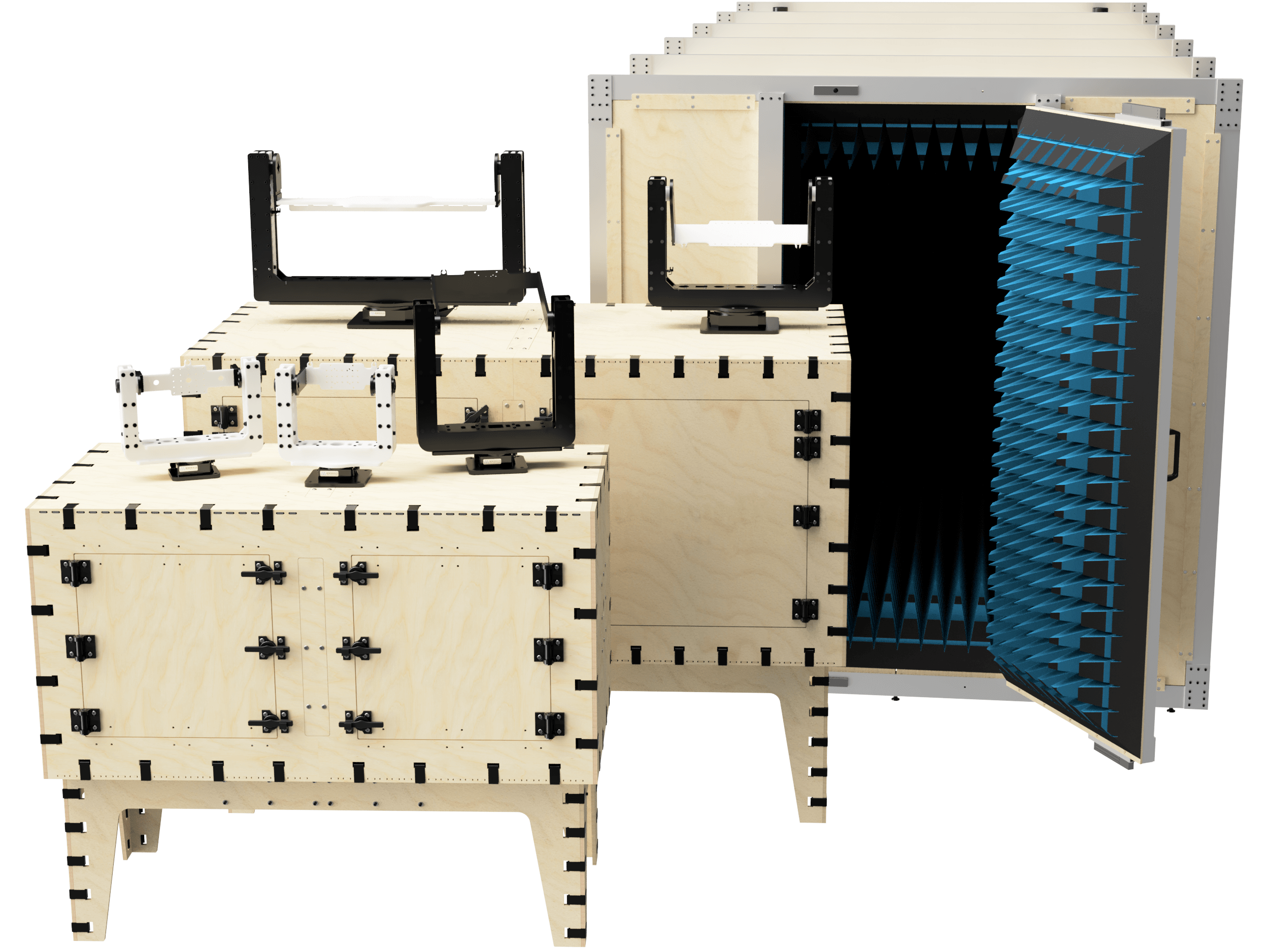 Test chambers and positioners by mmWaveTest
